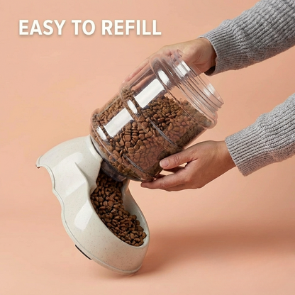 Pet Food Dispenser Large Capacity Self-Dispensing