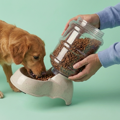 Pet Food Dispenser Large Capacity Self-Dispensing