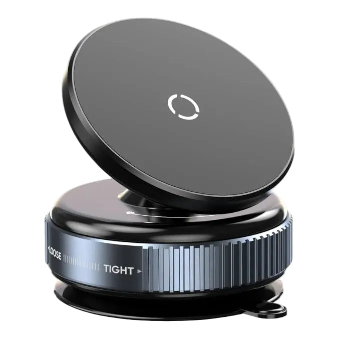 360° Vaccum Magnetic Phones Holder, Magnetic Car Phone Mount,Hands-Free Suction Cup Holder